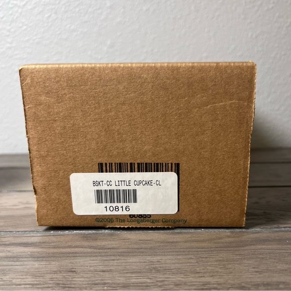 Longaberger Collectors Club Little Cupcake Basket Set 2006 NIB 10th anniversary - Picture 11 of 13